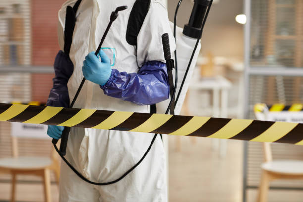 Professional Biohazard technician working in Louise, TX